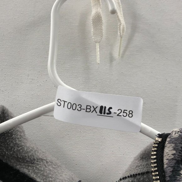 Lululemon Special Edition Scuba Hoodie Fair Isle Knit Womens Size 6 Black Grey - Picture 6 of 7